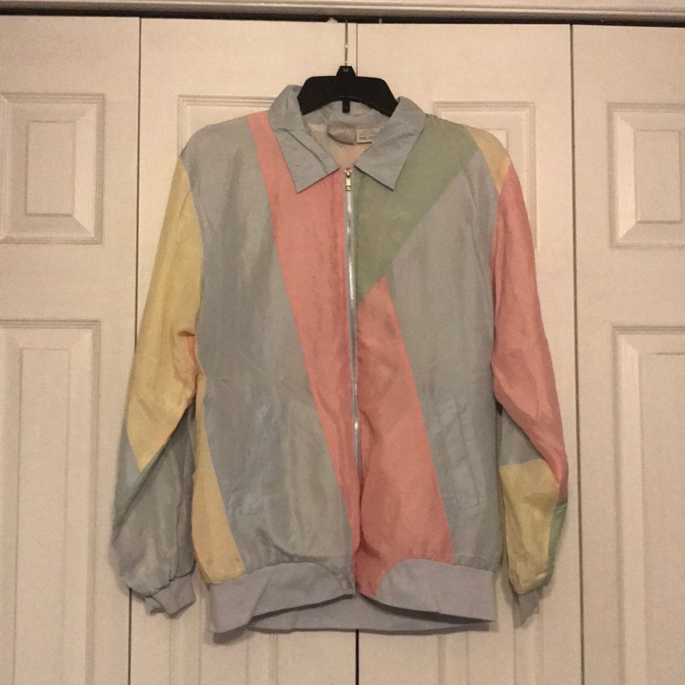 Pastel windbreaker!